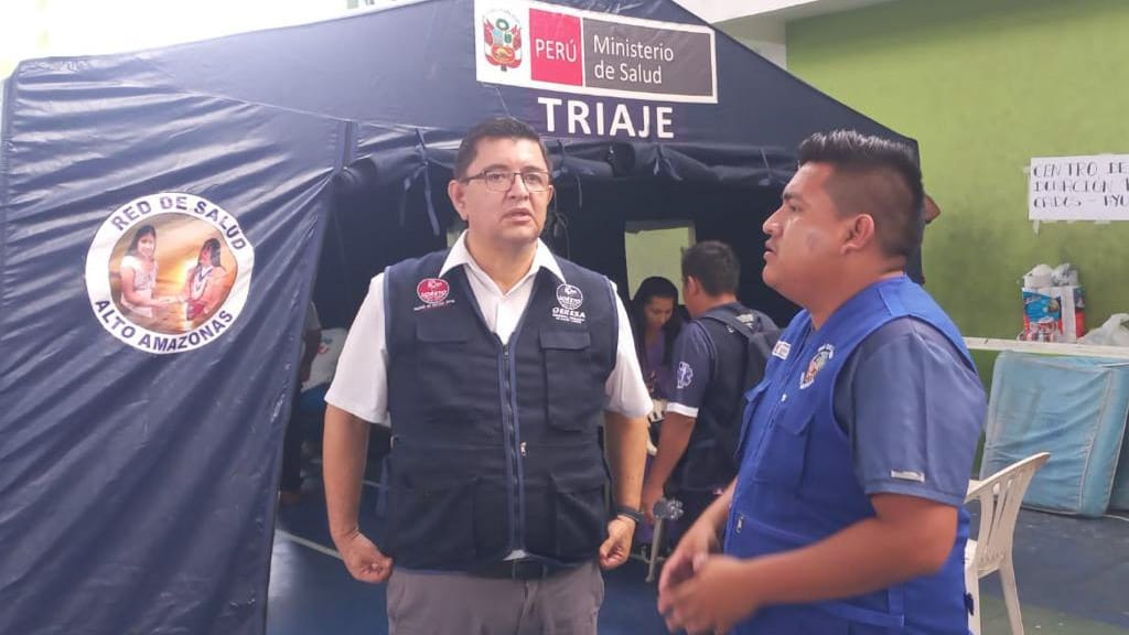 Loreto Geresa y Red de Salud Alto Amazonas brindan atención médica y en salud mental a personas afectadas por el incendio