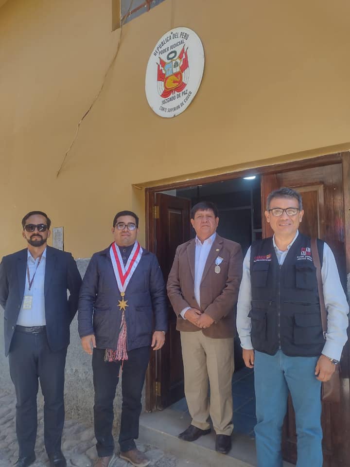 Consejero del Poder Judicial y Consejero Responsable de Justicia de Paz y Justicia Indígena, visitaron los Juzgados de Paz