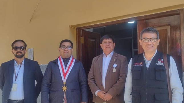 Consejero del Poder Judicial y Consejero Responsable de Justicia de Paz y Justicia Indígena, visitaron los Juzgados de Paz
