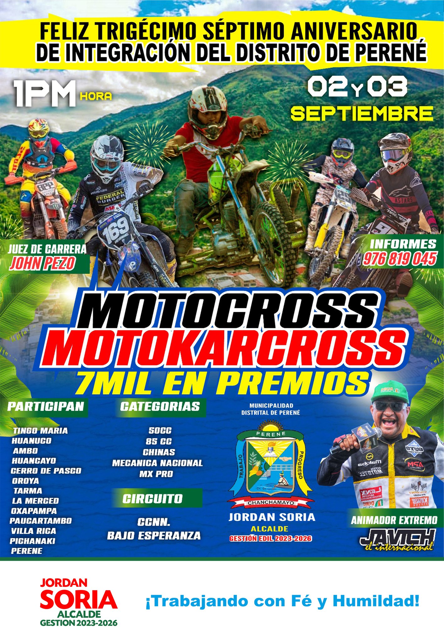 COMPETENCIA DE MOTOCROSS Y MOTOKAR CROSS