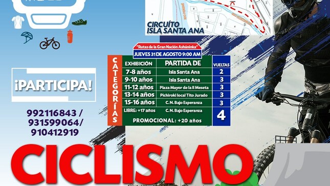 Ciclismo nacion ASHANINKA