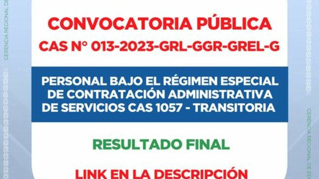 Convocatoria