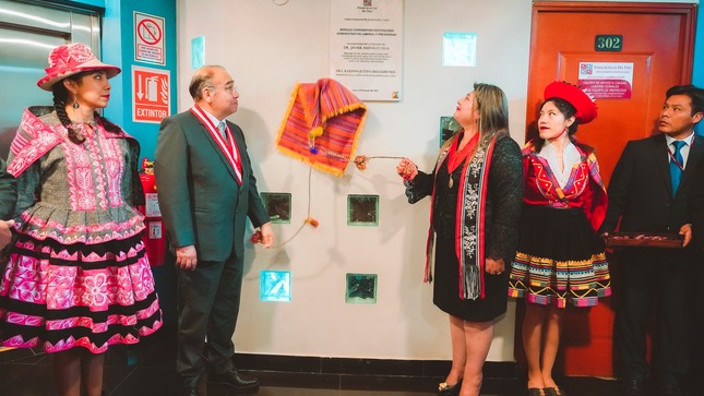 Corte de Cusco inauguró el Módulo Coorporativo en la Subespecialidad Proceso Contensioso Administrativo Laboral y Previsional