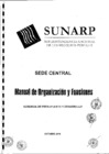 Vista preliminar de documento Manual de Organización y Funciones - Sunarp Sede Central