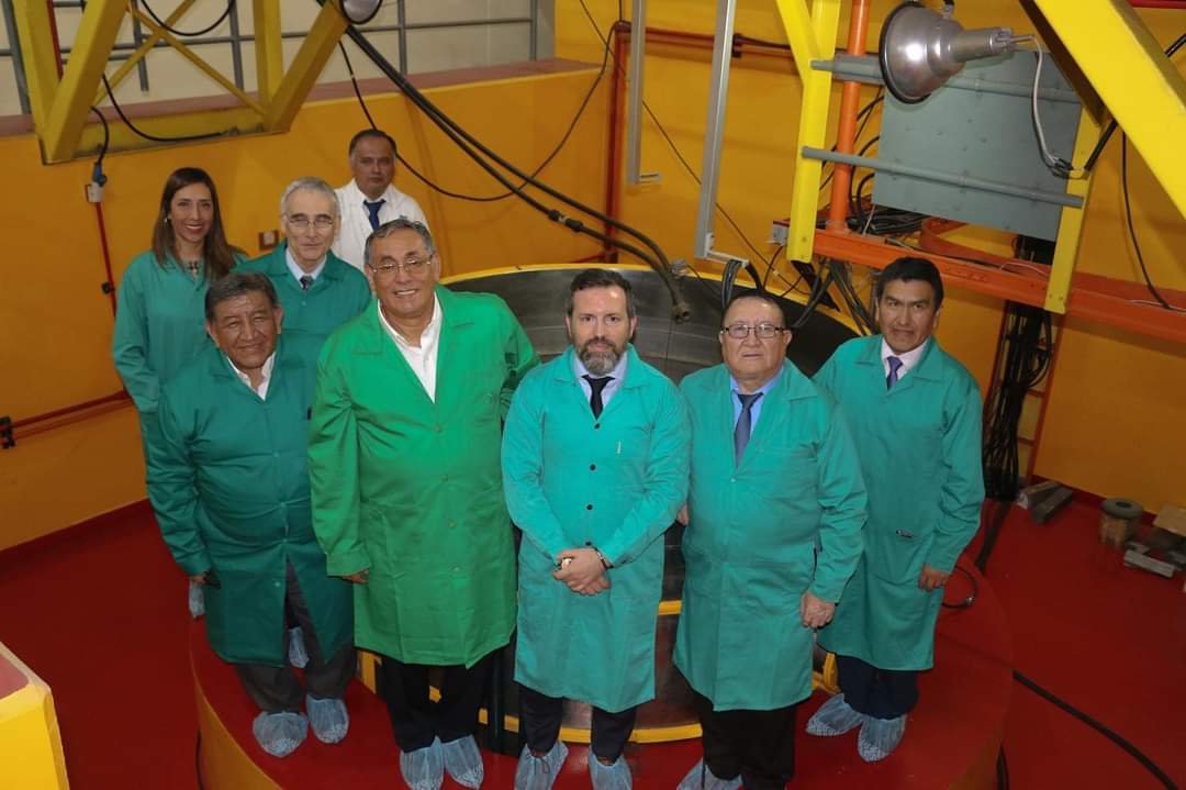 Autoridades del sector visitan el reactor RP-0