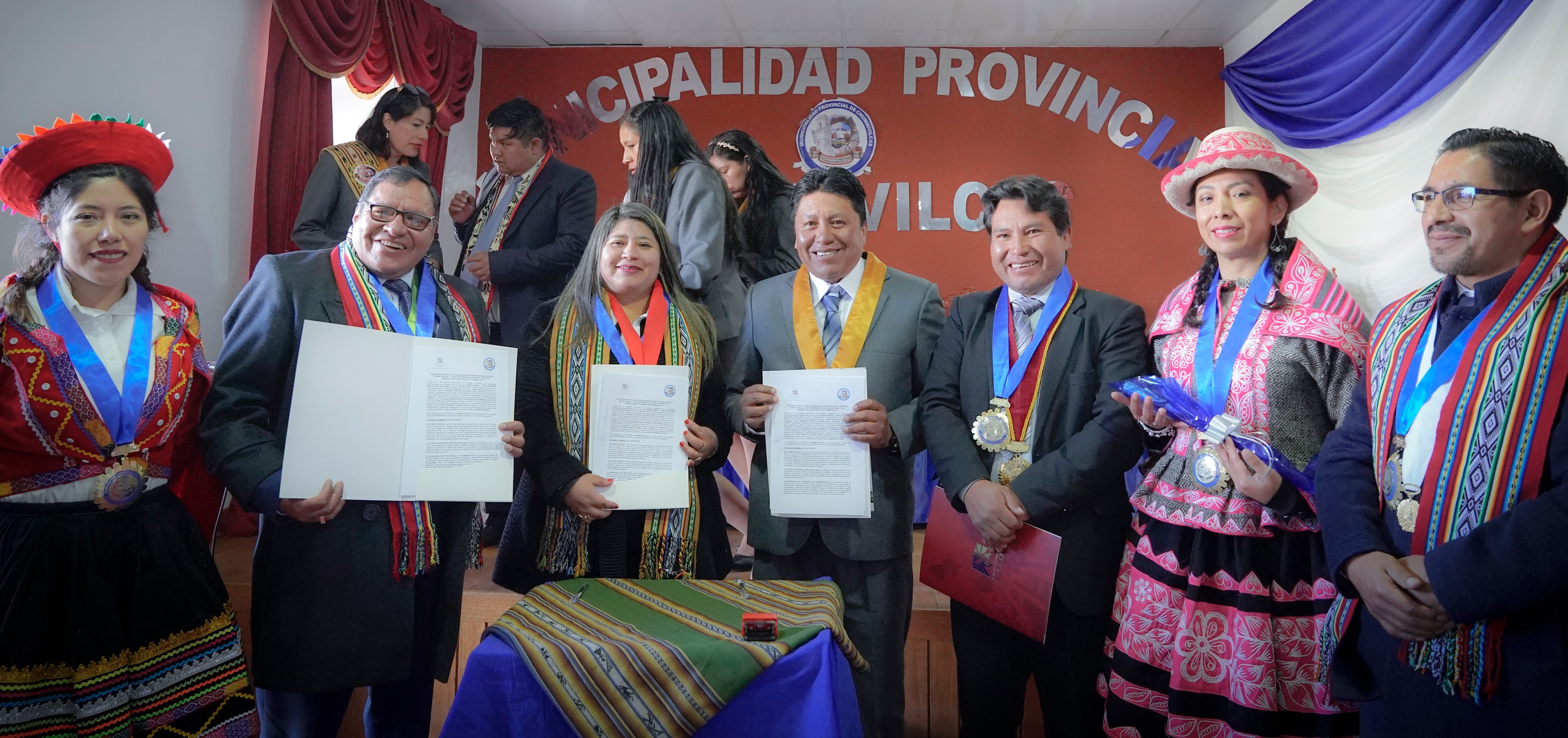 Corte Superior de Justicia de Cusco suscribió Convenio de Cooperación Interinstitucional con la Municipalidad de Chumbivilcas