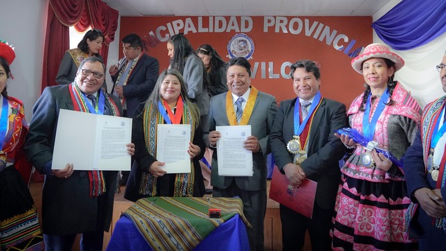 Corte Superior de Justicia de Cusco suscribió Convenio de Cooperación Interinstitucional con la Municipalidad de Chumbivilcas
