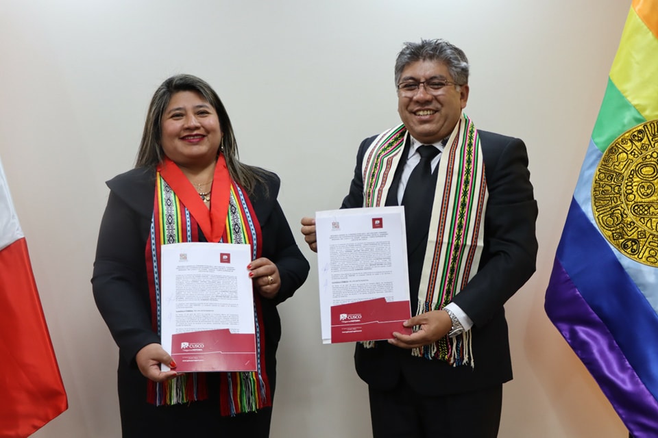 Corte Superior de Justicia y Gobierno Regional de Cusco suscriben Segunda Adenda del Convenio de Cooperación Interinstitucional