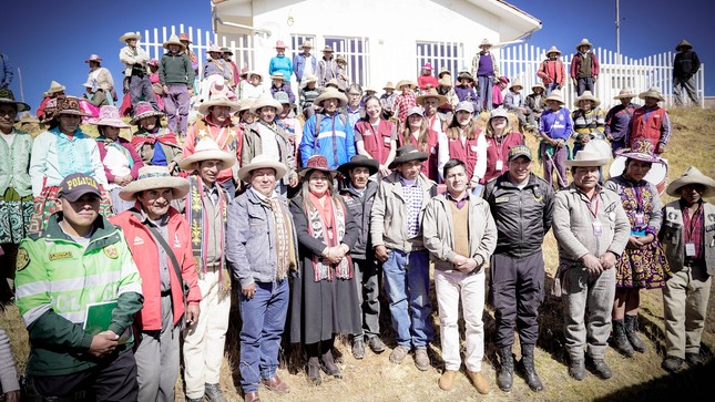 Corte Superior de Justicia de Cusco inauguró el Juzgado de Paz en la Comunidad Campesina de Cconcha Ccollo