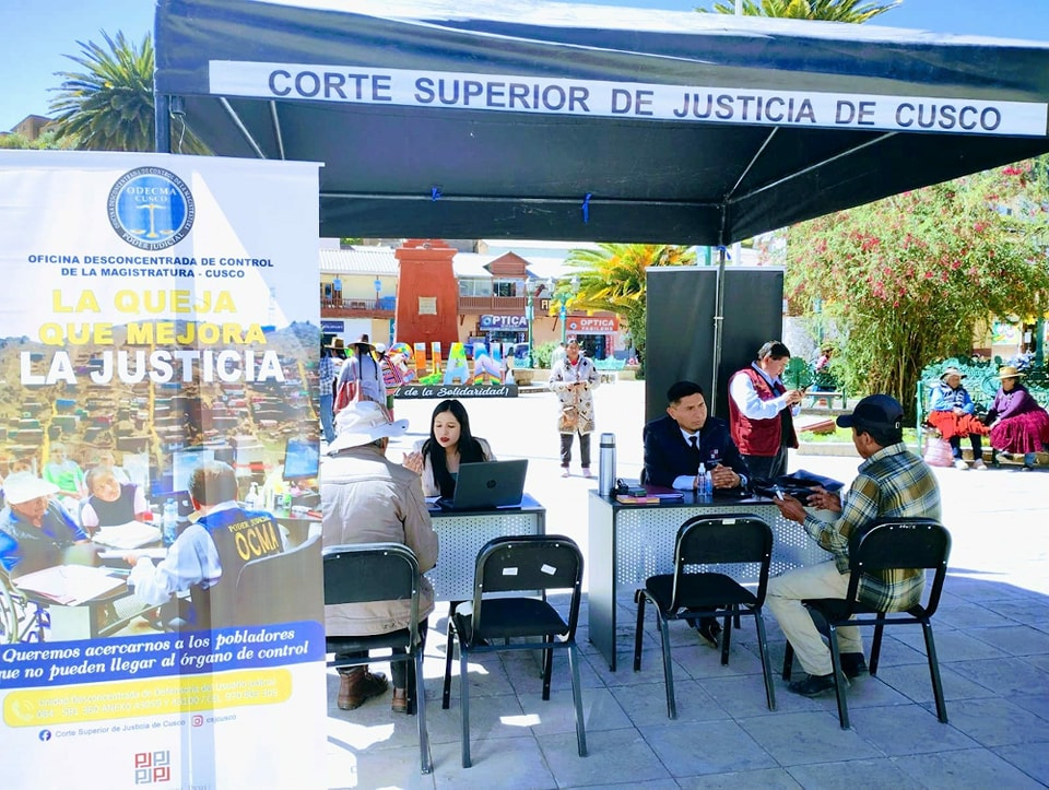 ODECMA Cusco continúa realizando campaña "La Queja que mejora la Justicia"