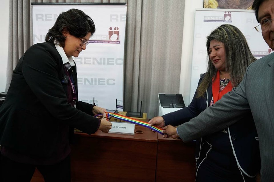 Presidenta de la Corte Superior de Justicia de Cusco participó en la presentación del Boletín del Bicentenario del RENIEC Cusco
