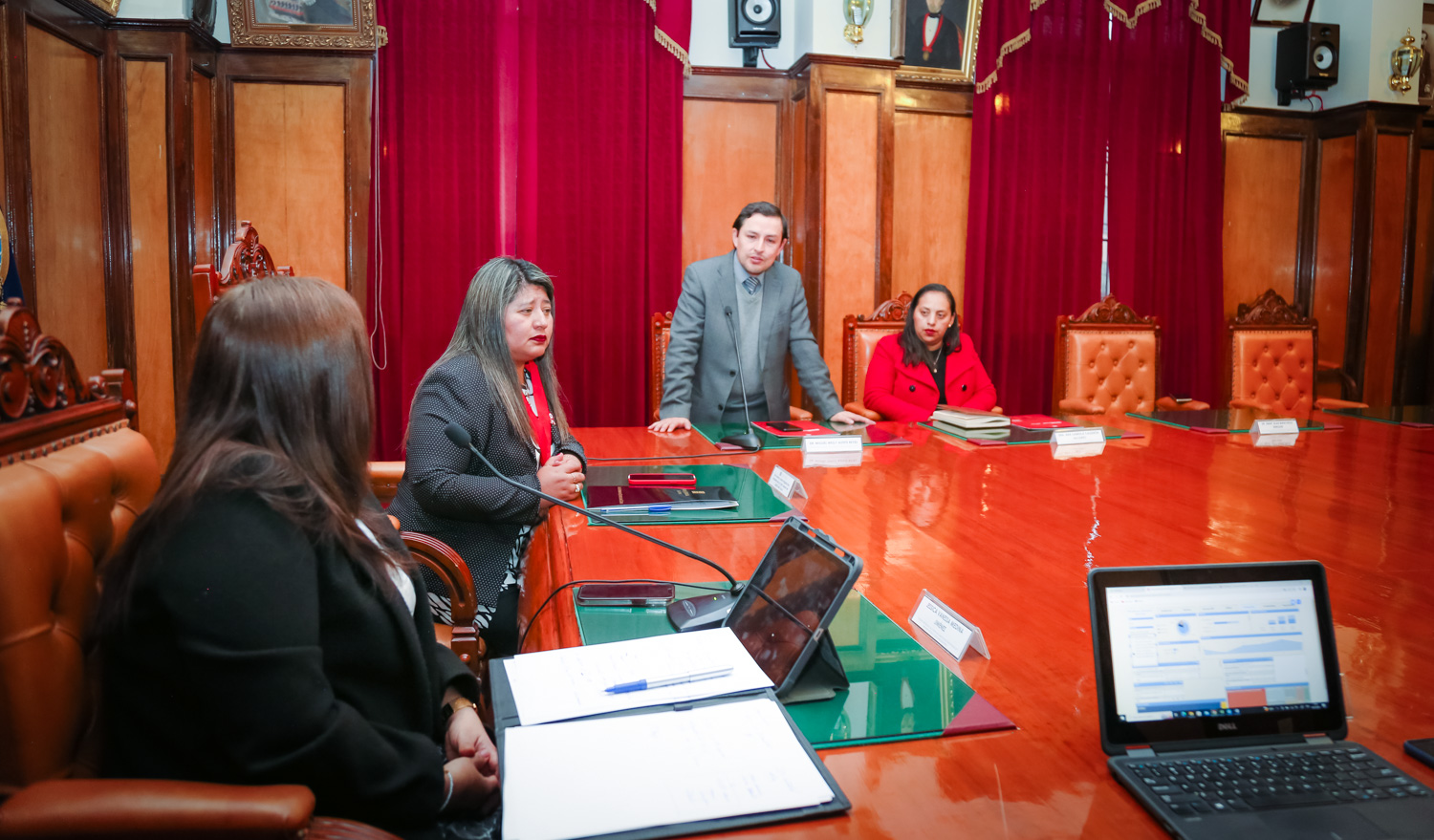 Presidenta de la Corte de Cusco recibió la visita de la Unidad del Equipo Técnico Institucional del Código Procesal Penal