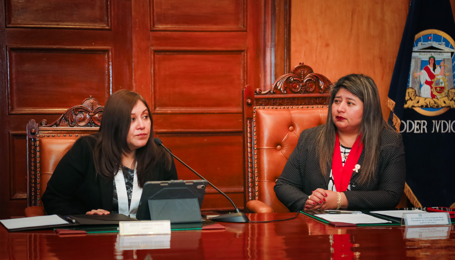 Presidenta de la Corte de Cusco recibió la visita de la Unidad del Equipo Técnico Institucional del Código Procesal Penal