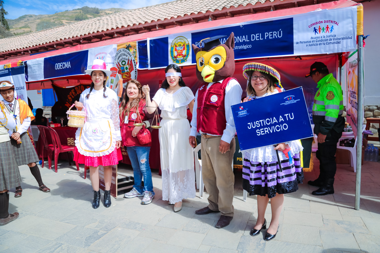 Provincia de Paucartambo fue beneficiada con Feria de Orientación Jurídica y Justicia Itinerante