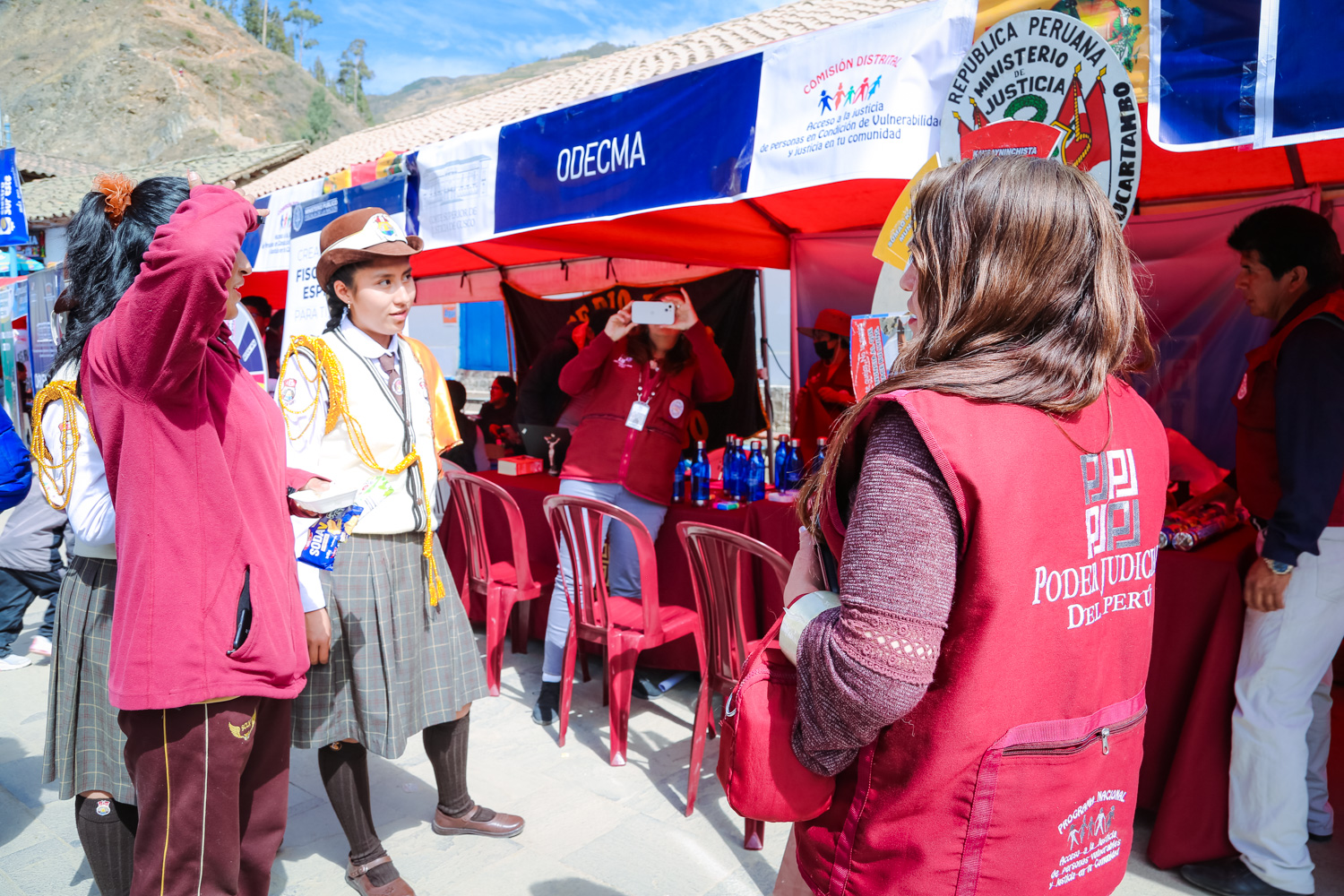 Provincia de Paucartambo fue beneficiada con Feria de Orientación Jurídica y Justicia Itinerante