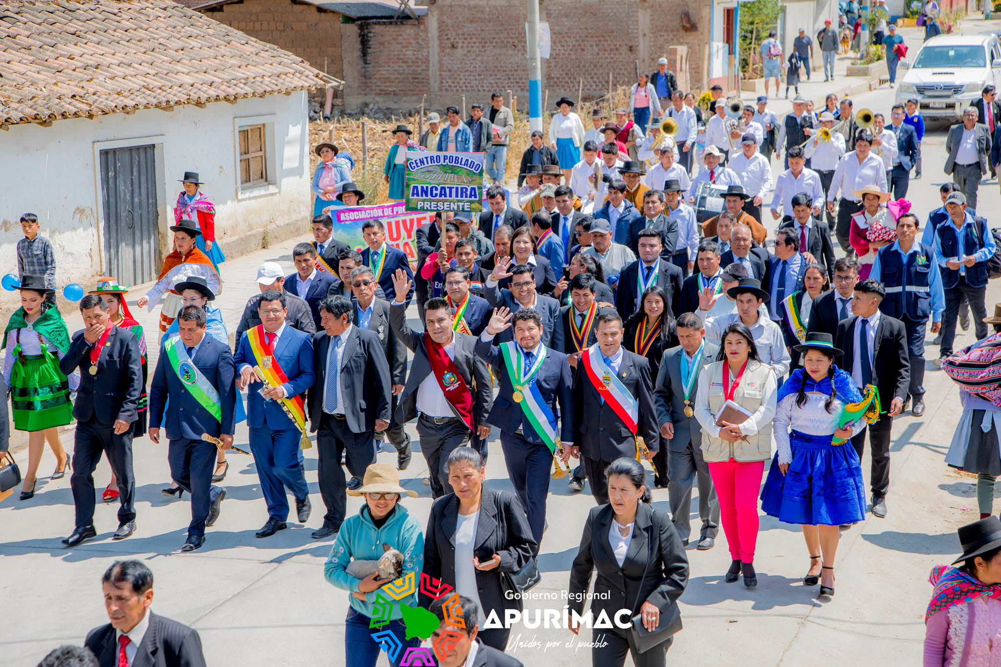 Por el 60° aniversario del distrito de Pacucha Gobernador Regional inició ejecución de I.E. N° 54095 brisas con un presupuesto de más de 7 millones