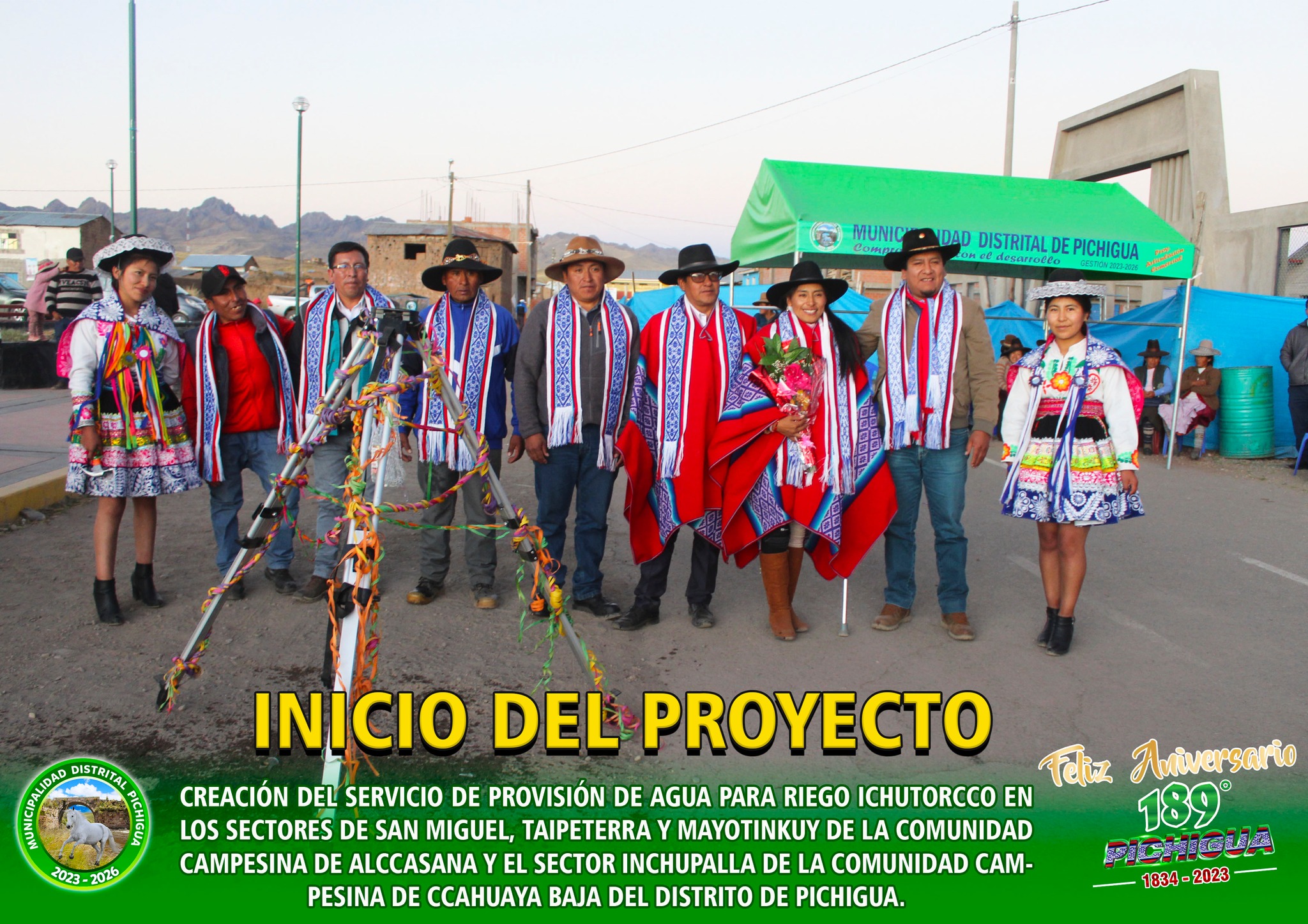 Inicio de Ejecución del Proyecto de Inversión Publica