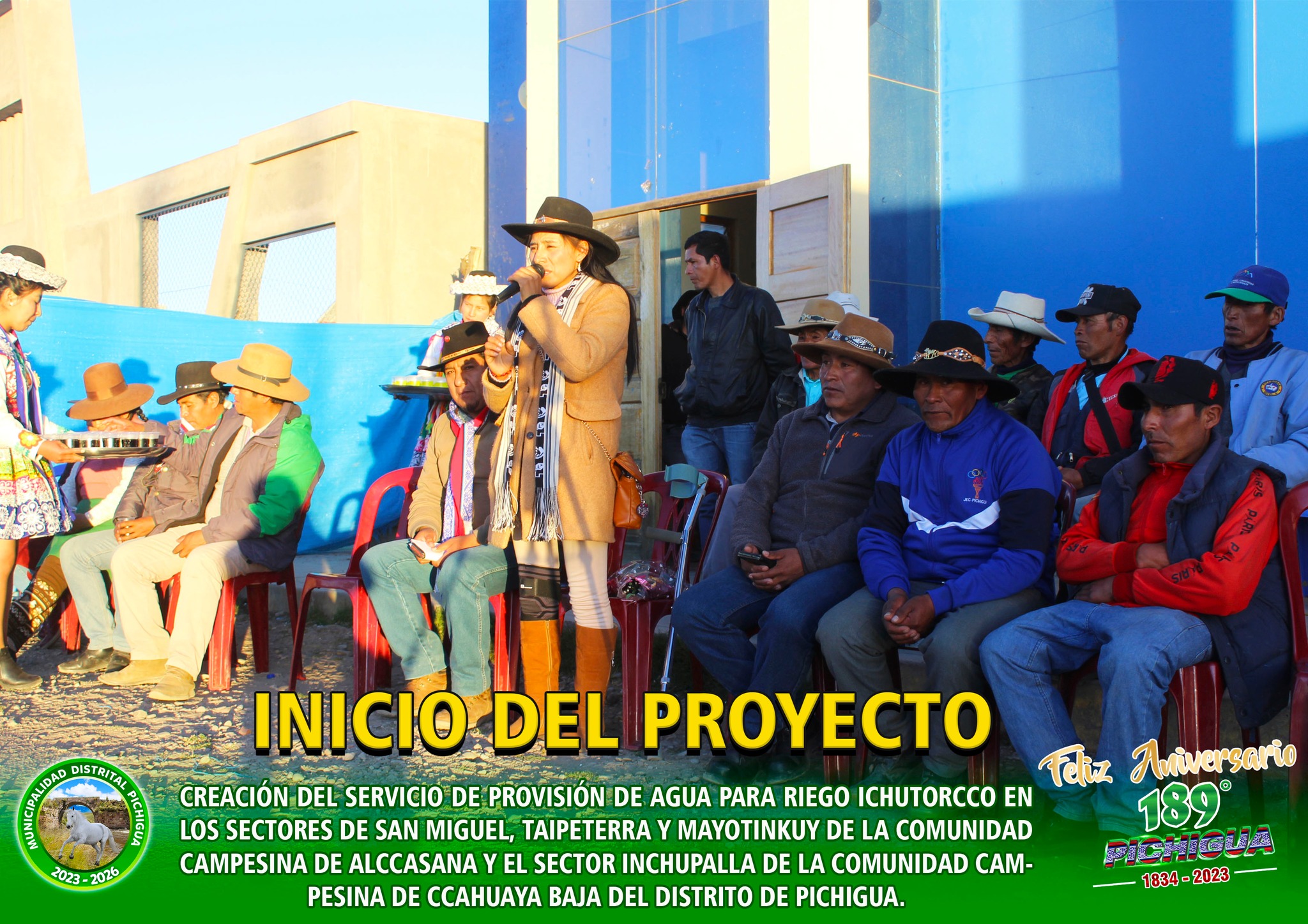 Inicio de Ejecución del Proyecto de Inversión Publica