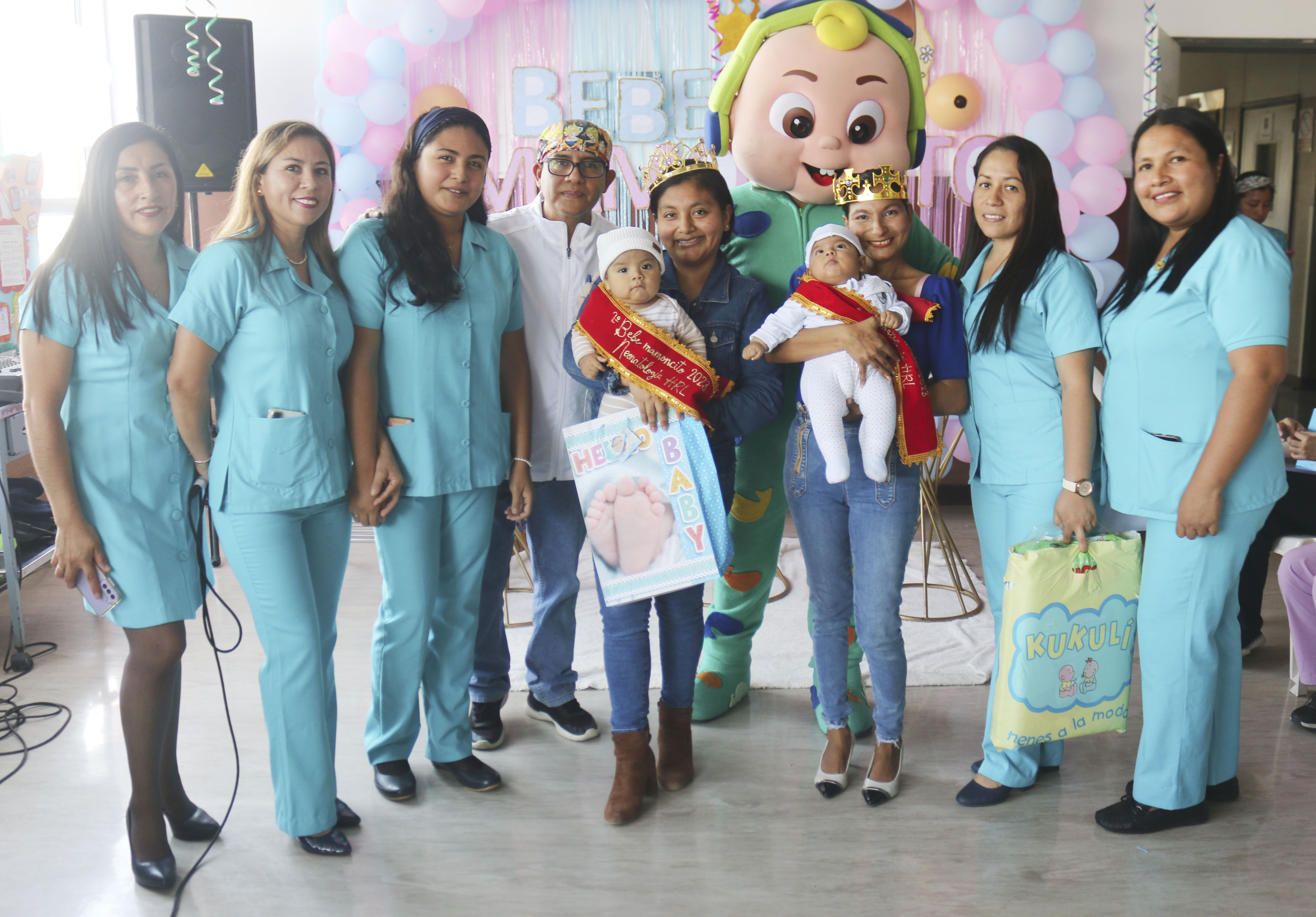 Recién Nacidos del Hospital Regional Lambayeque participan de la Décima edición del Concurso "Bebé Mamoncito"