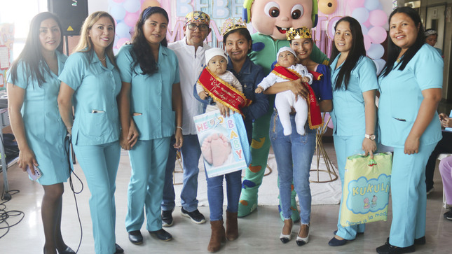 Recién Nacidos del Hospital Regional Lambayeque participan de la Décima edición del Concurso "Bebé Mamoncito"