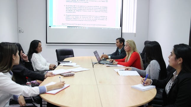 MTPE articula esfuerzos en la lucha anticorrupción en el sector Trabajo y Promoción del Empleo