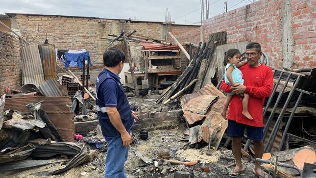 Municipalidad Entrega Apoyo A Familia Afectada Por Incendio