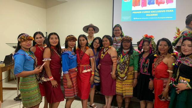 Ministerio de Cultura inaugura primer curso de intérpretes y traductoras de lenguas indígenas u originarias exclusivamente a mujeres
