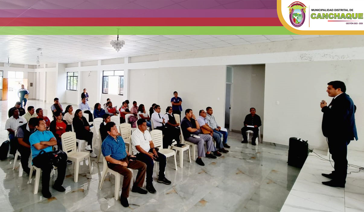 Juramentación de Instancia Distrital de Concertación (IDC) Canchaque.