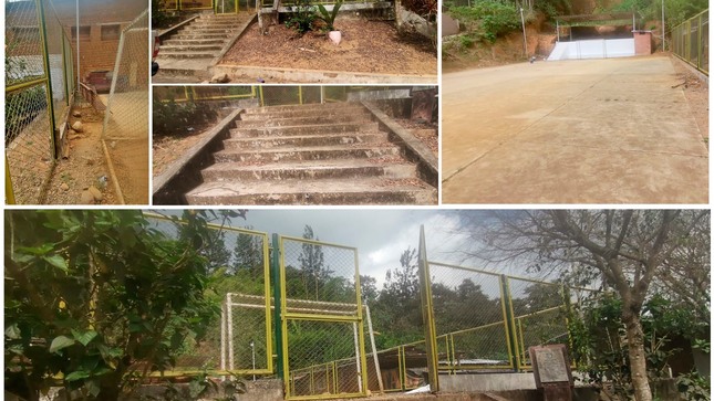 Mantenimiento de la losa deportiva del Caserío Santa Rosa - Canchaque