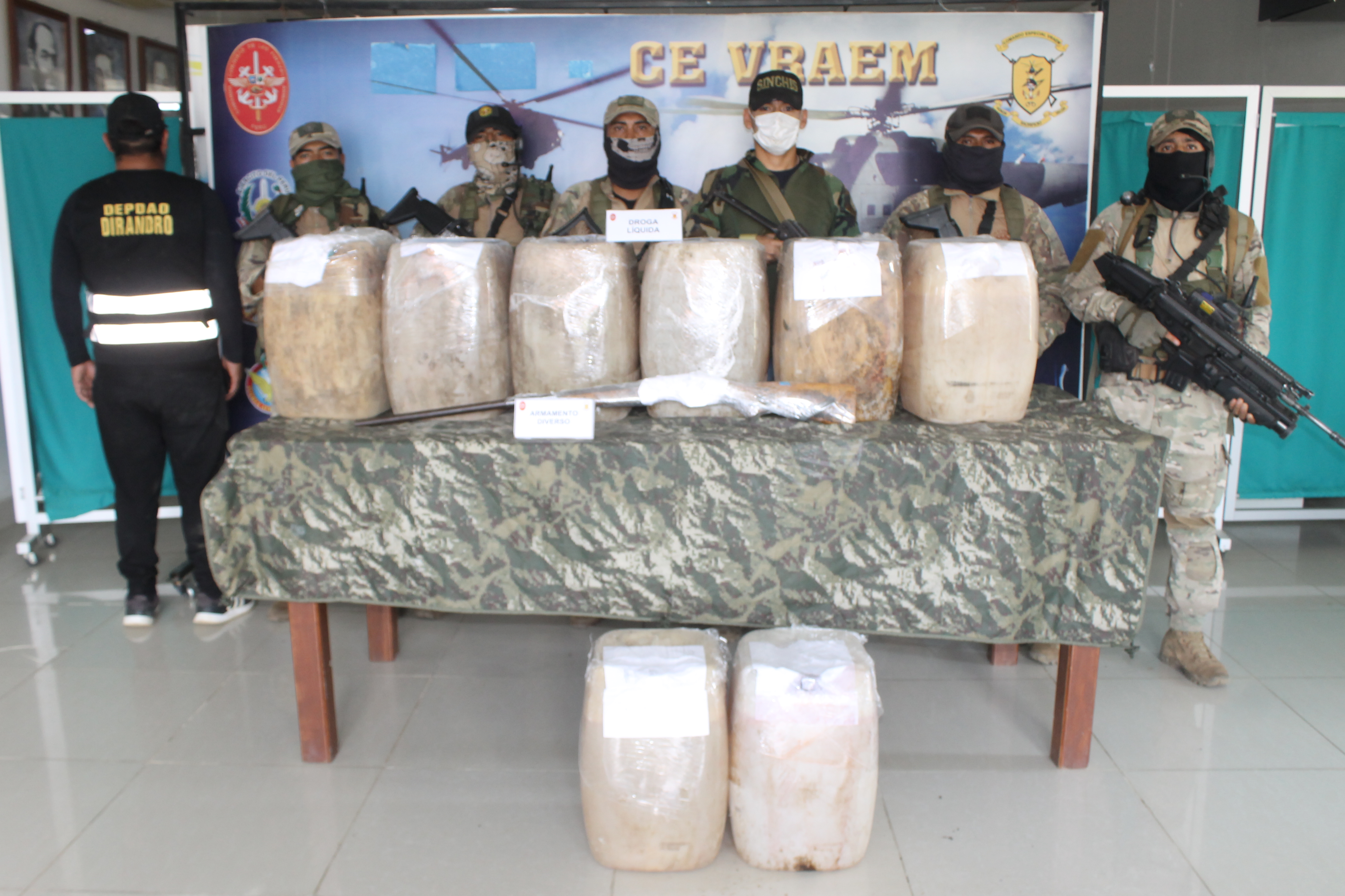 Fuerzas Armadas dan duro golpe al tráfico ilícito de drogas en la región Ayacucho