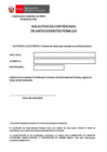 Vista preliminar de documento Solicitud de certificado de antecedentes penales