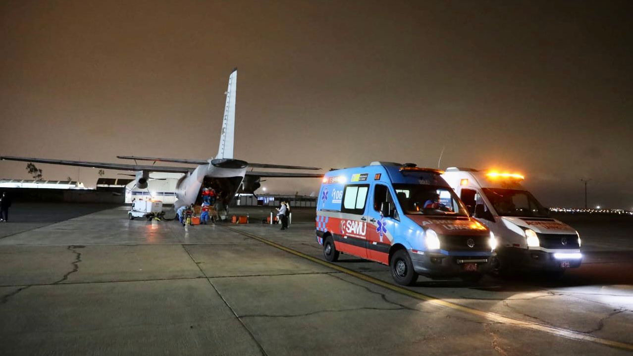 Minsa trasladó a Lima a tres heridos de incendio forestal ocurrido en Apurímac