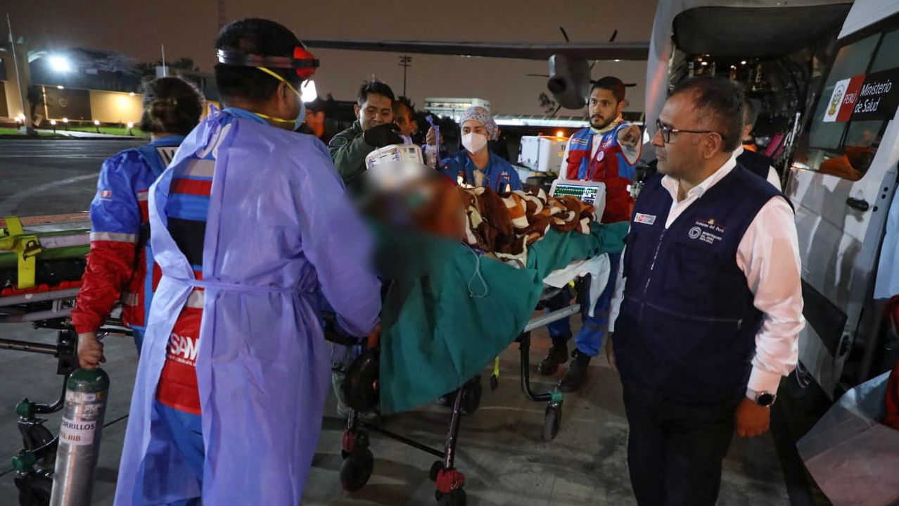 Minsa trasladó a Lima a tres heridos de incendio forestal ocurrido en Apurímac