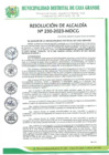 Vista preliminar de documento Resolución de Alcaldía 230-2023
