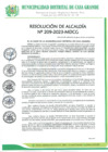 Vista preliminar de documento Resolución de Alcaldía 209-2023