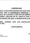 Vista preliminar de documento COMUNICADO - CONVOCATORIA