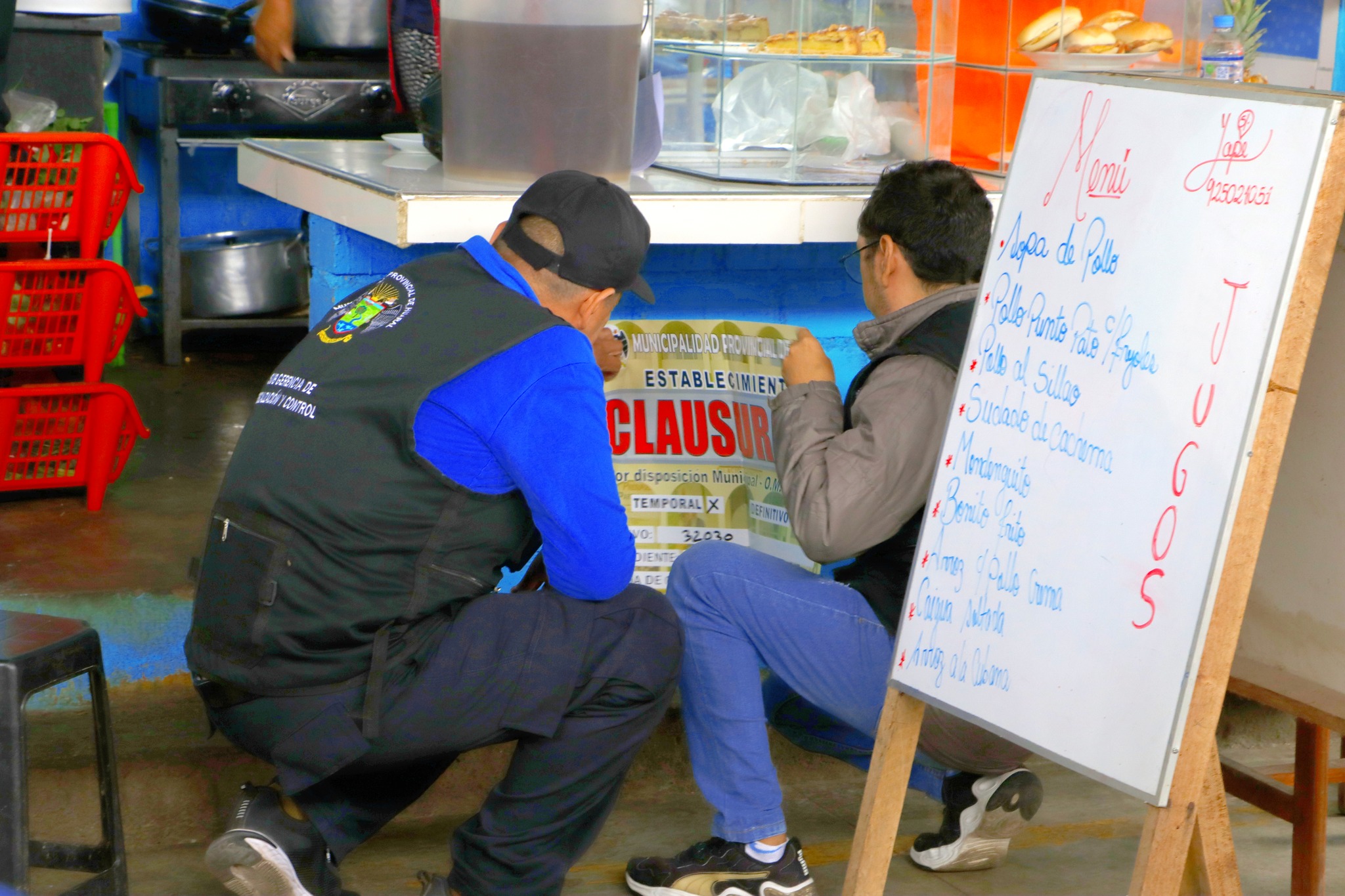 MPH realizó inspección sanitaria en puestos de comida del mercado Mora Parra