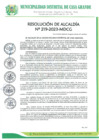 Vista preliminar de documento Resolución de Alcaldía 219-2023