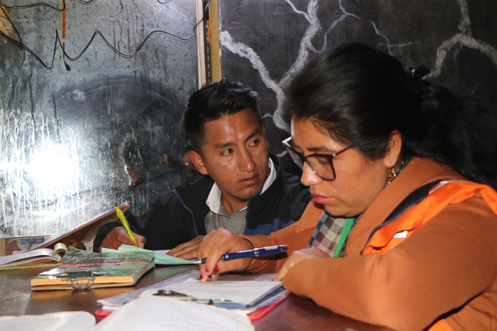 En local que estaba acondicionado para atender al público