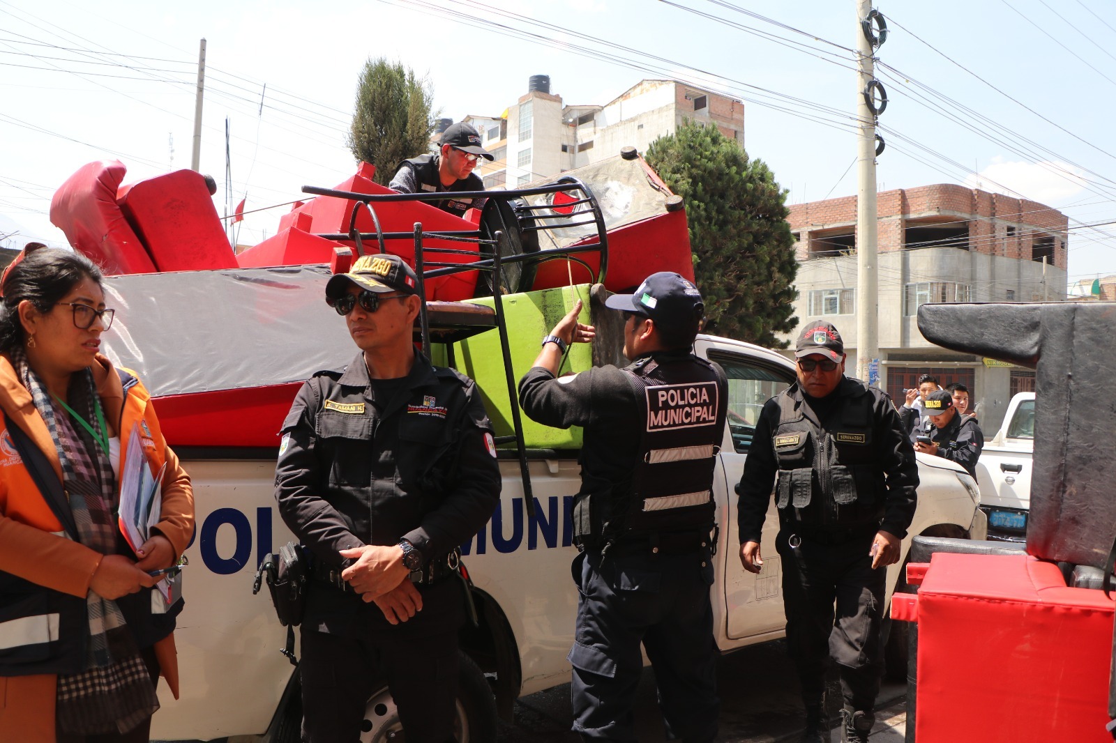 En local que estaba acondicionado para atender al público