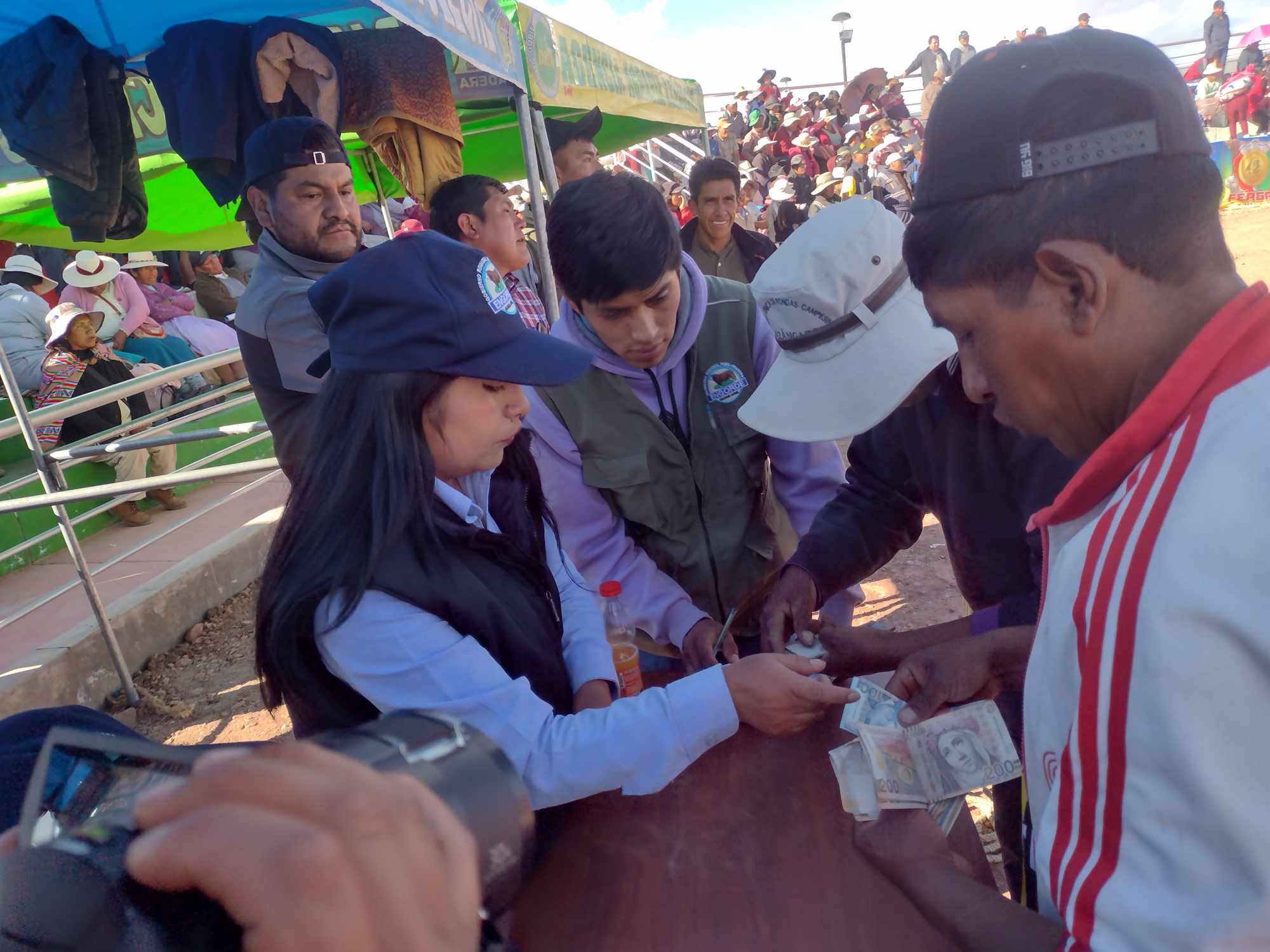 dinero pagado por los agropecuarios