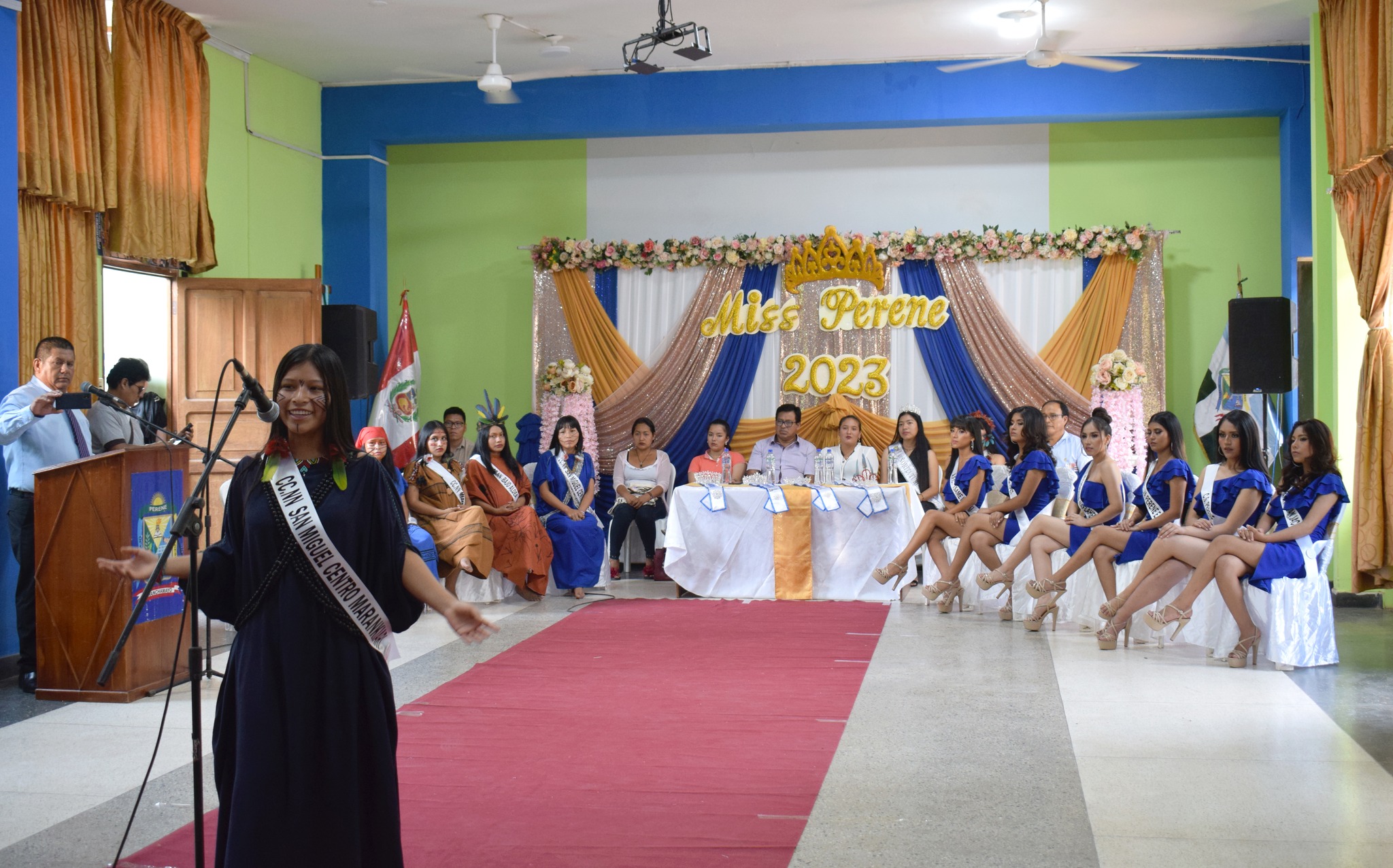 Candidatas a Señorita Perené, Señorita Turismo, Señorita Café y Tsinani Perené 2023