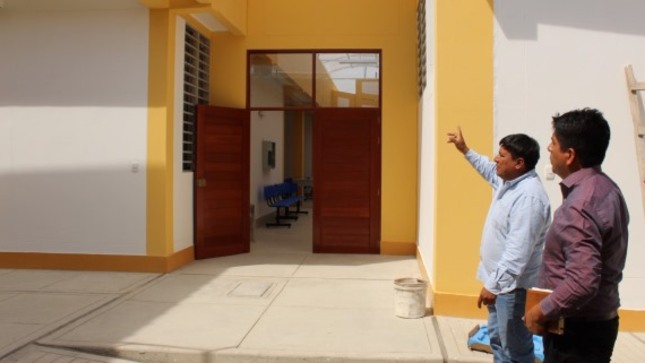 GORE inspecciona pronta entrega de mantenimiento del centro de salud San Clemente