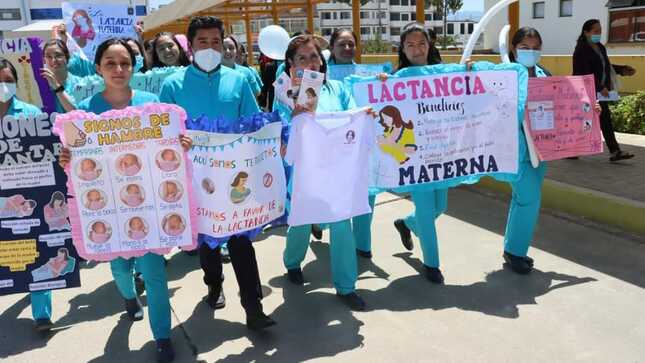 Cajamarca: promueven lactancia materna con actividades dinámicas para gestantes y puérperas