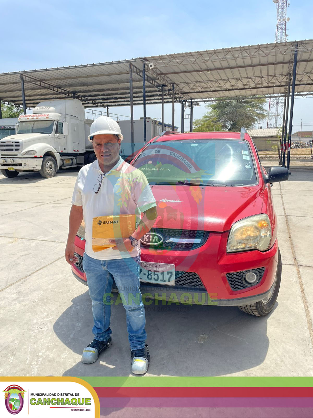 Alcalde de Canchaque recibe importante donación de Aduanas
