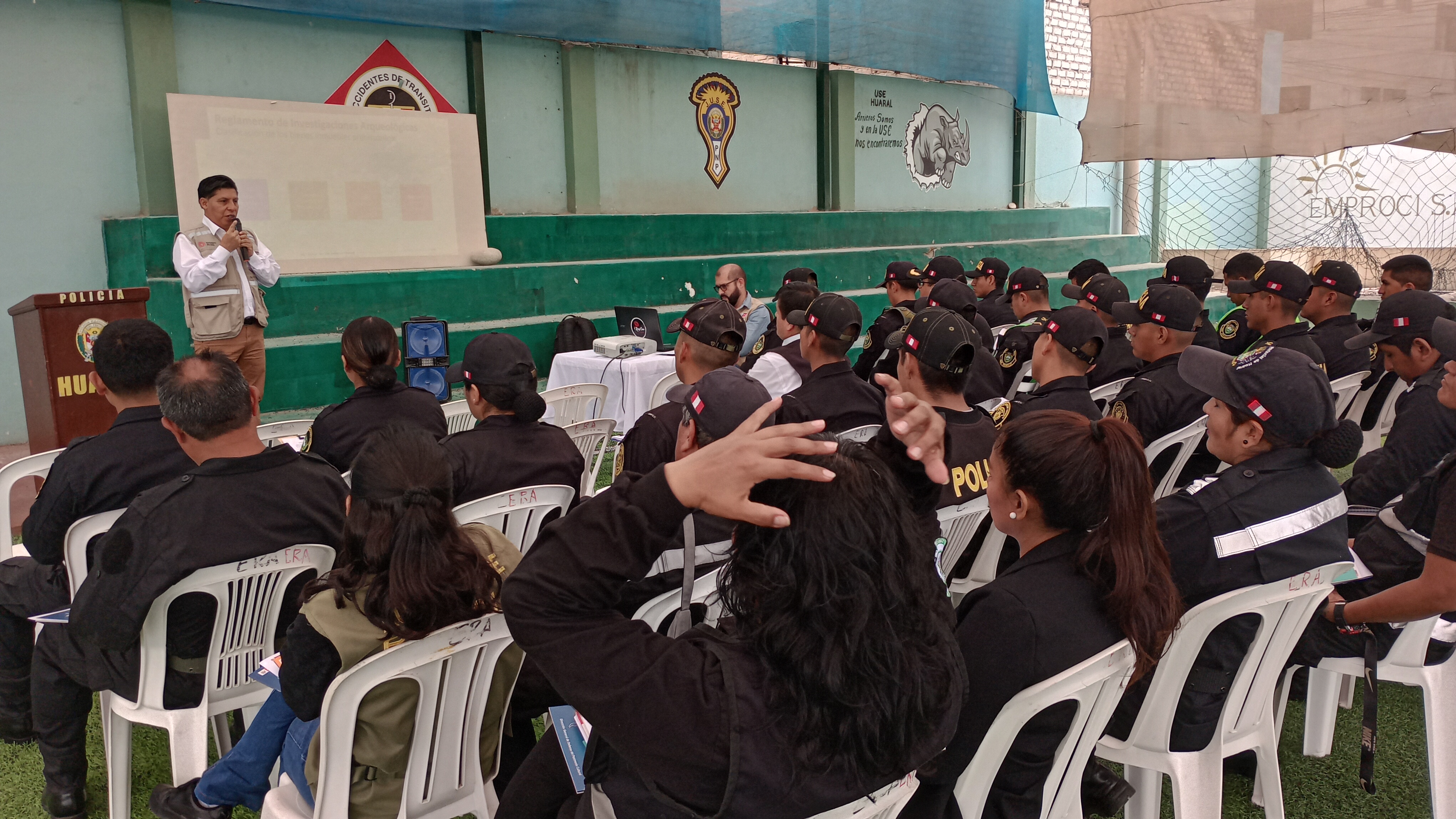 Huaral: Ministerio de Cultura capacitó a policías y personal municipal para la protección del patrimonio cultural de la localidad