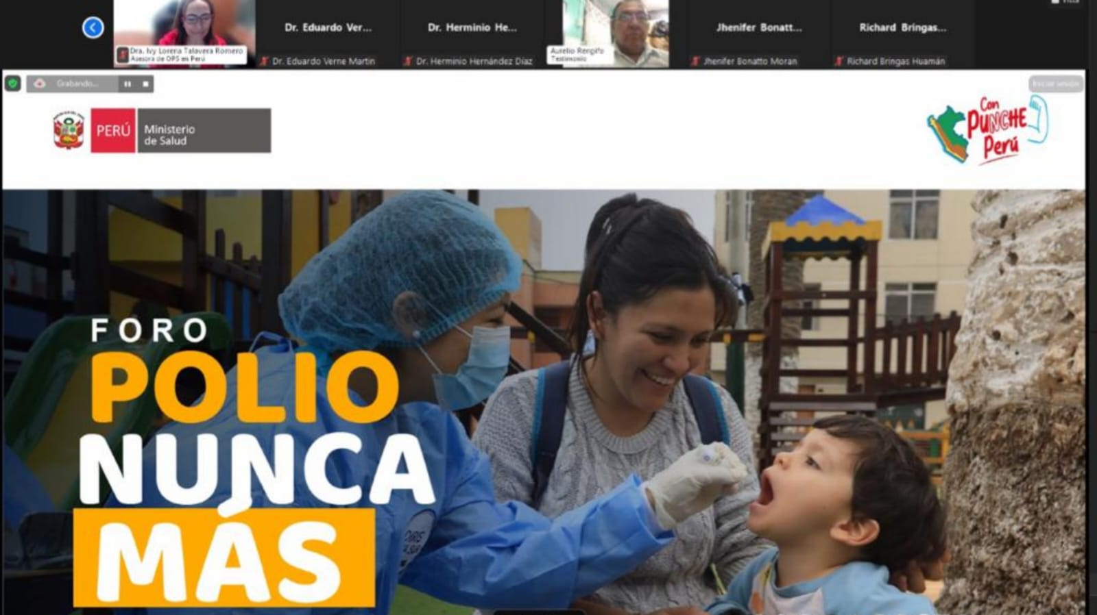 Minsa reafirma su compromiso para erradicar la poliomielitis y reforzar la vacunación en menores de 5 años