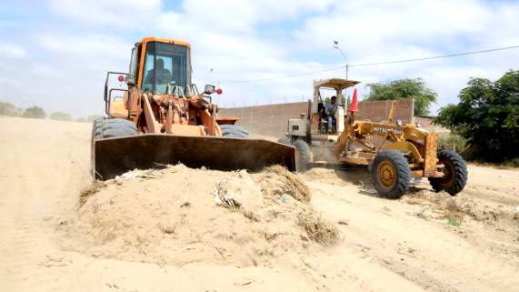 Gobierno Regional mejora transitabilidad de vías en el sector noroeste de Piura