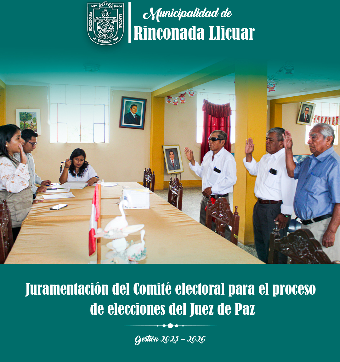 Juramentación de Comité electoral