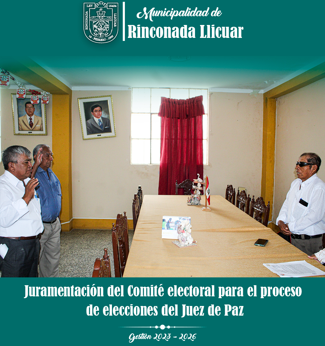 Juramentación de Comité electoral